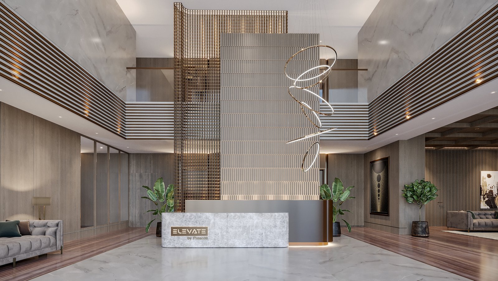 - Lobby Elevate Apartment by Prescott | Dubai UAE Presented by Aligarian Properties Exterior