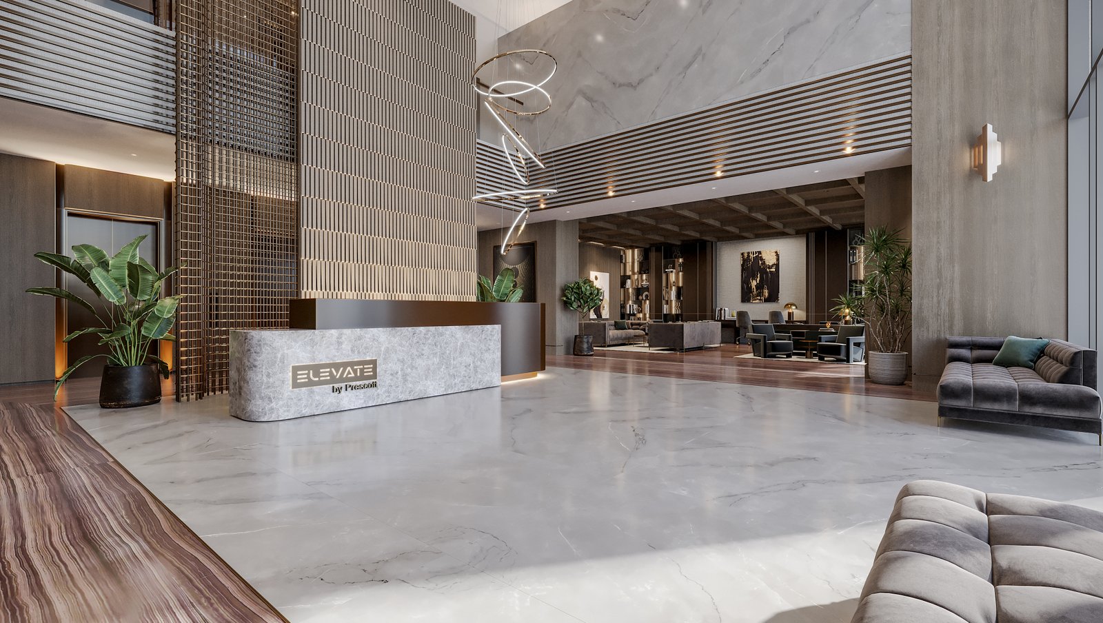 - Lobby Elevate Apartment by Prescott | Dubai UAE Presented by Aligarian Properties Exterior