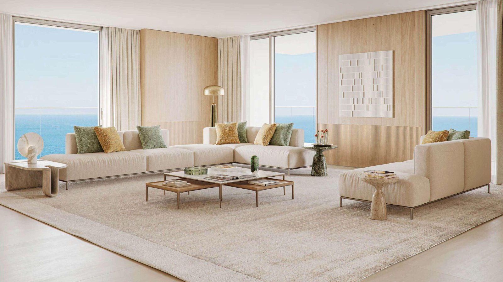 Orise by Beyond - living room with sea view