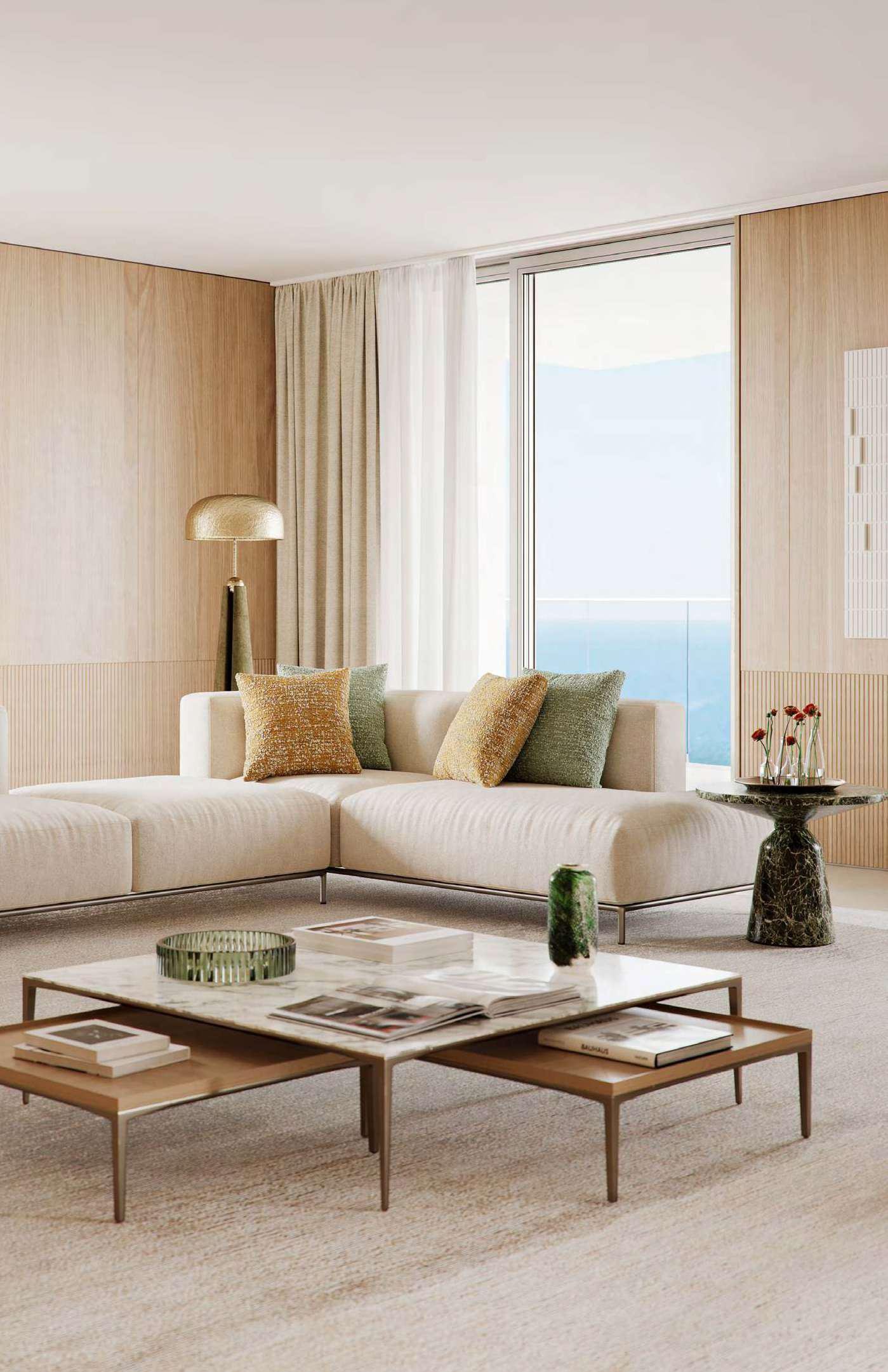 Orise by Beyond - sofa lounge with sea-view windows