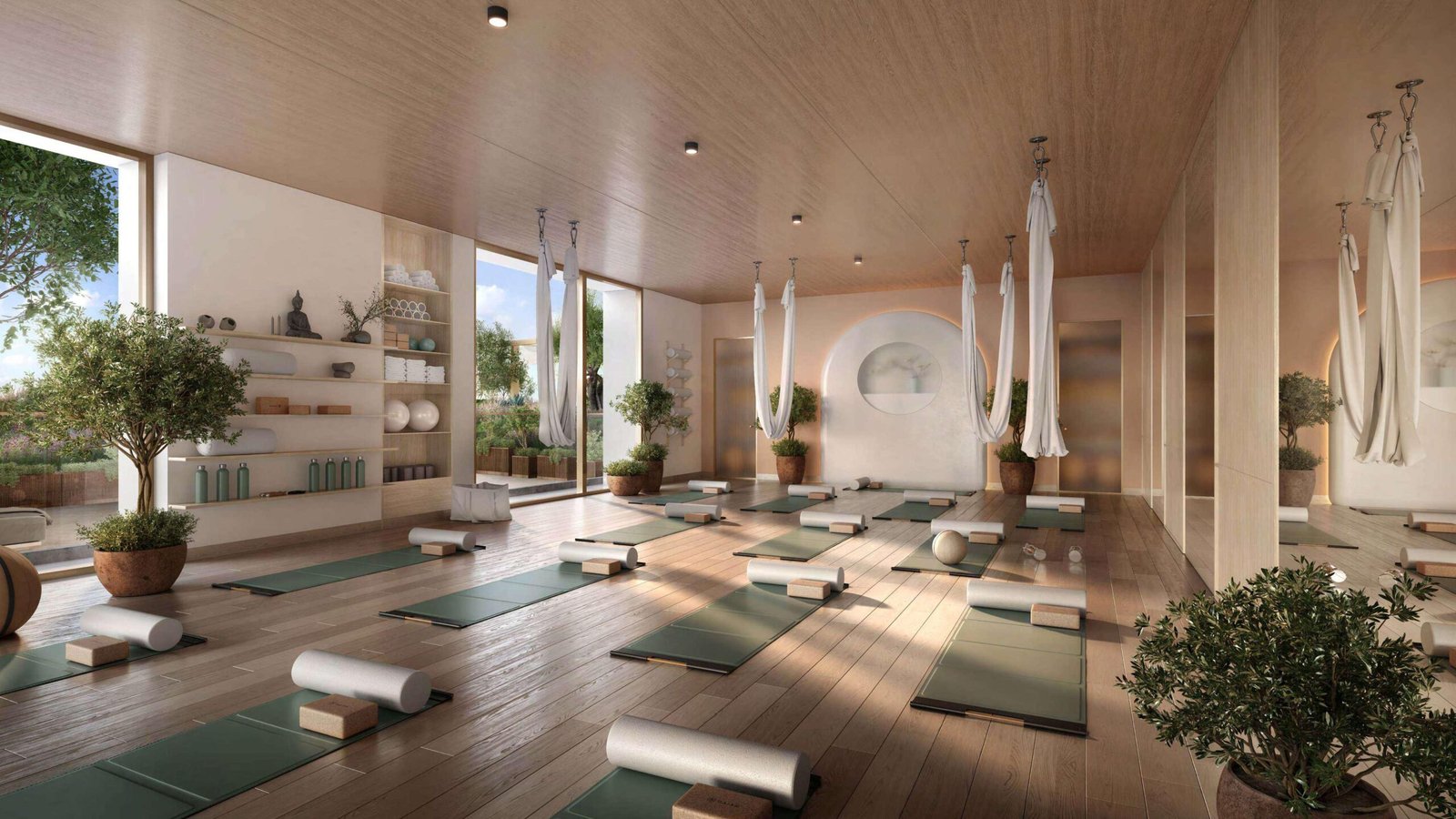 Orise by Beyond - yoga studio with plants