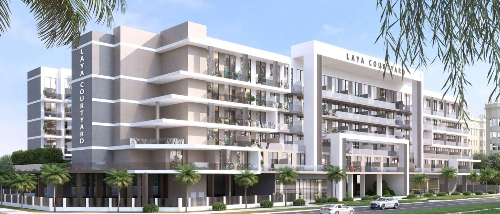 Laya Courtyard - apartment building exterior with balconies