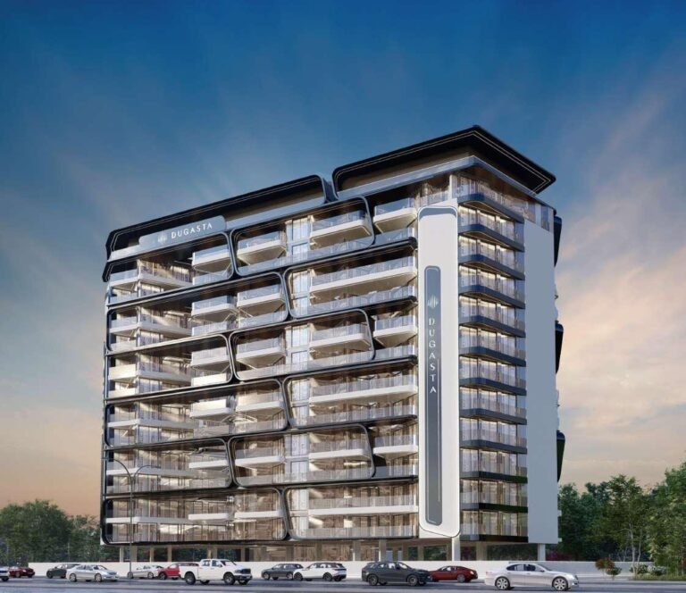 Terra Tower by Dugasta - white apartment building with balconies