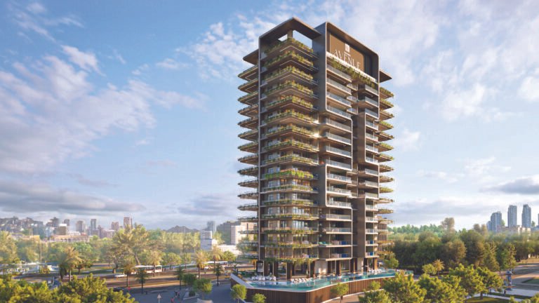 Samana Avenue - residential tower with terraced greenery